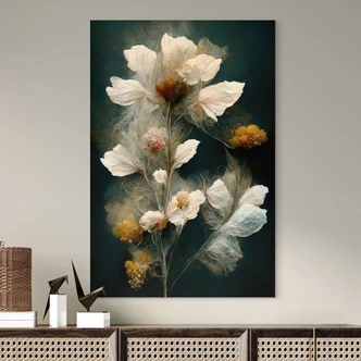 Voorbijgaande bloesems - Boomkind - aluminium dibond 