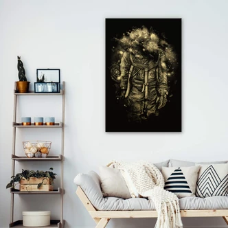 Dibond Schilderij met goud effect Nicebleed - Lost in Cosmic Shades 