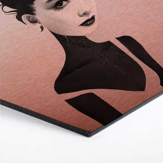Hexagon - Alu-Dibond Copper Effect - Ireland - Oh Audrey 