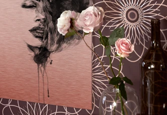 Alu-Dibond-Kupfereffekt - Sleeping Beauty Alu-Dibond-Kupfereffekt - Sleeping Beauty