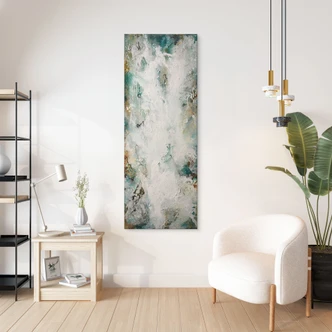 Panorama wandschildering Adagio in wit - Fedrau - Alu-Dibond 