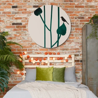 Wandcirkel Kubistika - Nature 