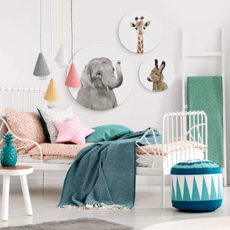 Wandcirkel Sisi & Seb - Baby Ezel 