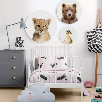 Wandcirkel Sisi & Seb - Kuikentje Wandcirkel Sisi & Seb - Kuikentje