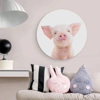 Wandcirkel Sisi & Seb - Biggetje Wandcirkel Sisi & Seb - Biggetje