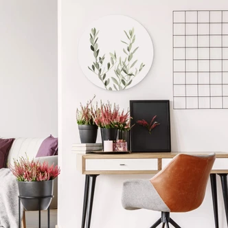 Wandcirkel Sisi & Seb - Olijventak Wandcirkel Sisi & Seb - Olijventak