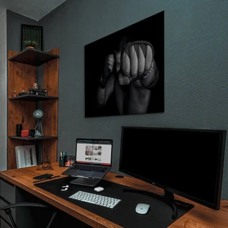 Dibond Schilderij met zilver effect Vrican - Een Linkse 