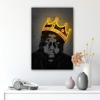 Dibond Schilderij met zilver effect Mielu - BIG 