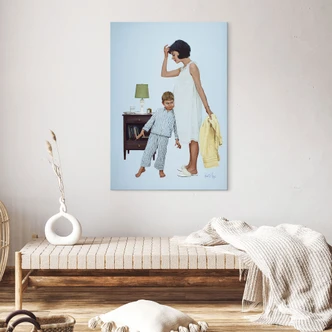 Wandbild Doppelter Herzschlag (1964) - Alu-Dibond - Kurt Ard 