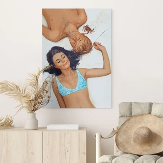 Wandbild Eine kitzlige Angelegenheit (1970) - Alu-Dibond - Kurt Ard Wandbild Eine kitzlige Angelegenheit (1970) - Alu-Dibond - Kurt Ard