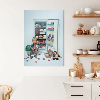 Wandbild Kurt Ard - Zu viel des Guten (1963) - Alu-Dibond Wandbild Kurt Ard - Zu viel des Guten (1963) - Alu-Dibond