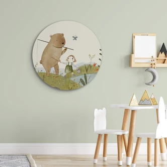 Wandcirkel Loske - Let's go Fishing 