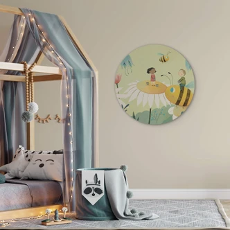 Wandcirkel Loske - Honingbijen 