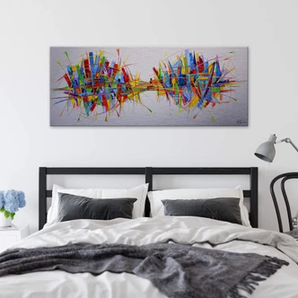 Alu-Dibond mit Silbereffekt Fedrau - Mechanismus - Panorama 