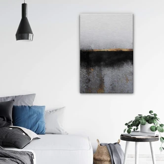 Alu-Dibond mit Silbereffekt Fredriksson - Russ und Gold 