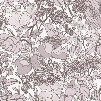 Architects Paper Vliestapete Floral Impression Blumentapete floral creme, braun, weiß, beige 