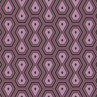 Architects Paper Jungle Chic - Papier peints rétro/vintage, violet 