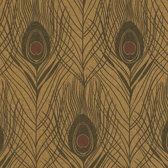 Architects Paper Papier Peint Design Absolutely Chic Floral Marron Jaune Noir  