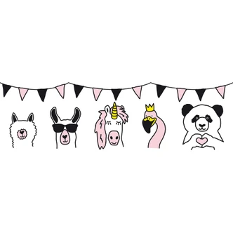 Lovely Kids Behangrand Zelfklevend 