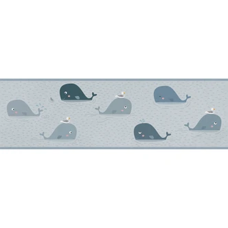 Bordo autoadesivo - Lovely Kids balene 