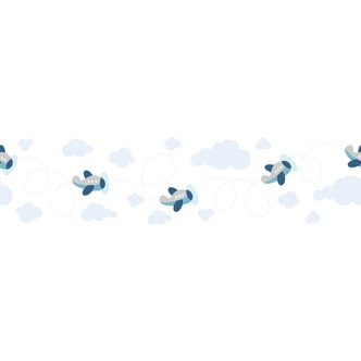 Lovely Kids Behangrand Zelfklevend 