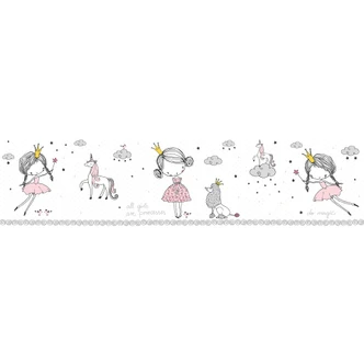 Lovely Kids Behangrand Zelfklevend 