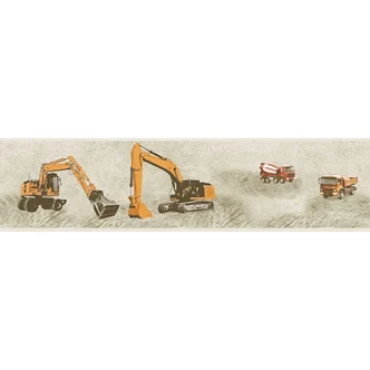 A.S. Création Little Stars Papier peint enfant - Orange, Beige 