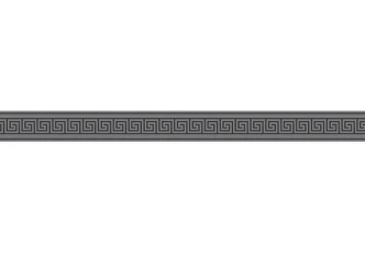 Bordüre selbstklebende Grafik Schwarz Grau Mäander Borte grafisch A.S. Création 
