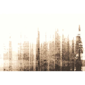 Architects Paper Papier peint photo Atelier 47 Skyline Art marron 
