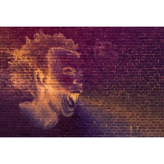 Architects Paper Papier peint photo Atelier 47 Scream violet, orange 