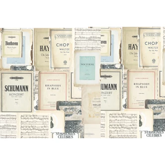 Fototapete Atelier 47 Sheet of Music retro vintage - Architects Paper  