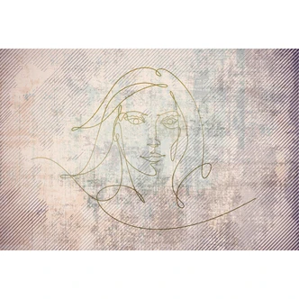 Fototapete Atelier 47 Golden Line Gemälde - Architects Paper 