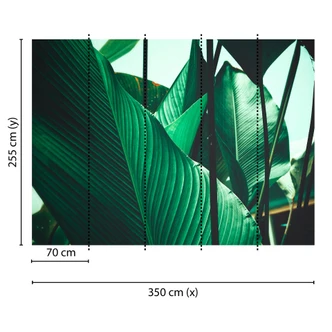 Livingwalls Fototapete Designwalls Leaf Stalks Natur 