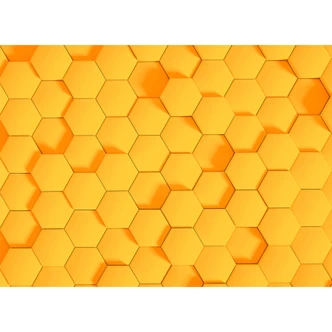 Livingwalls Fototapete Designwalls Honeycomb in 3D Optik 