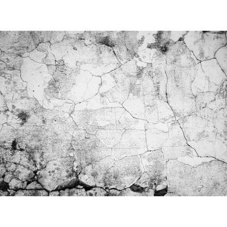 non-woven wallpaper CementCrack photo wallpaper Designwalls in white and grey  