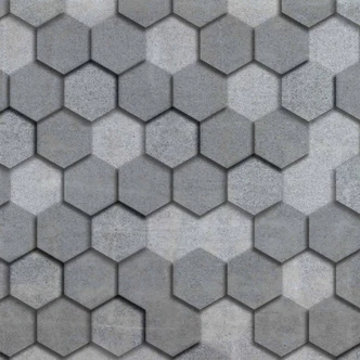 GraphicBlocks1 geométrico gris - Papel pintado no tejido Designwalls 2 - 2,55 x 3,5 m 