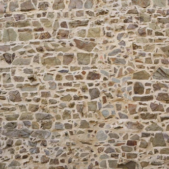 Baksteenbehang NaturalStone in bruin crème - vliesbehang Designwalls 2 - 2,55 x 3,5 m 