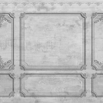 Architecture WallPaneling1 wallpaper in grey - non-woven wallpaper Designwalls 2 - 2.55 x 3.5 m 