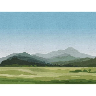 Livingwalls Tapete in Steinoptik Metropolitan Stories THE WALL Vliestapete Landschaft grün 