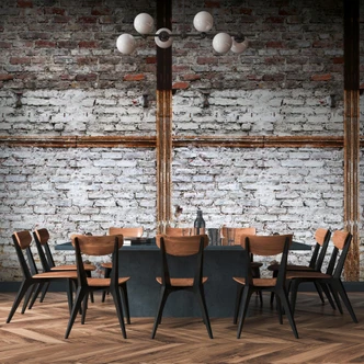 Livingwalls Tapete in Steinoptik Metropolitan Stories THE WALL Vliestapete Backstein grau, schwarz 