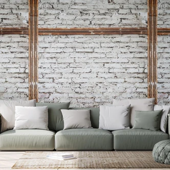 Livingwalls Metropolitan stories THE WALL - stone effect wallpaper 