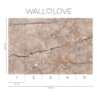 Fototapet beige gråbrun - Icke-vävd tapet 3,75 m x 2,50 m steneffekt ädel Fototapet beige gråbrun - Icke-vävd tapet 3,75 m x 2,50 m steneffekt ädel