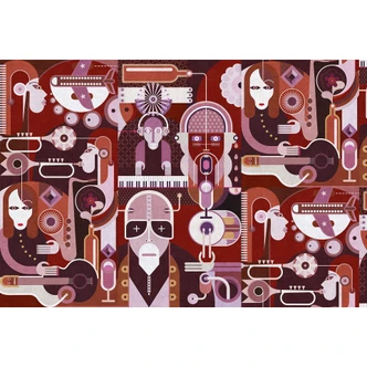 Livingwalls papier peint photo Walls by Patel 2 wall of sound2 