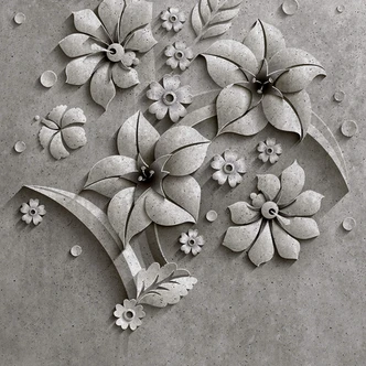 Livingwalls Fototapet Walls by Patel 2 Relief Panel 1 