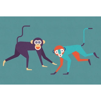 Livingwalls Fototapete Walls by Patel 2 monkey business 1 