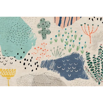 Livingwalls Fototapete Walls by Patel 2 crayon garden 1 