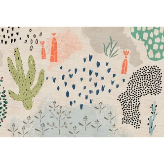 Livingwalls Fototapete Walls by Patel 2 crayon garden 2 