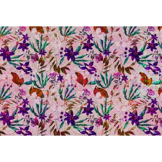 Livingwalls Fototapete Walls by Patel mosaic blossom 1 