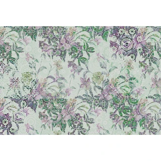 Livingwalls Fototapete Walls by Patel mosaic leaves 2 