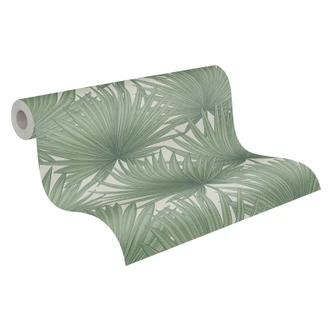 jungle wallpaper green leaves - living room non-woven wallpaper palm-leaf jungle wallpaper green leaves - living room non-woven wallpaper palm-leaf